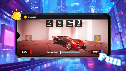 3D Hyper Drift Arena screenshot