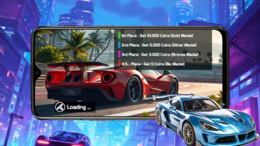 3D Hyper Drift Arena screenshot