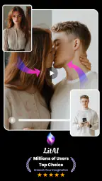 AIキス動画＆AIハグ動画 -LitAI screenshot