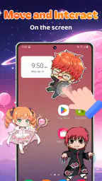 Anime Shimeji Pets On Screen screenshot