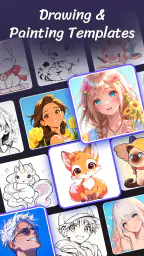 AR お 絵 描 き アプリ- スケッチ 線画 絵 画 screenshot