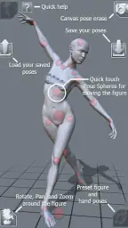 ArtPose Female Edition screenshot