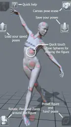 ArtPose Female Edition screenshot