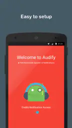 Audify Notification Announcer screenshot