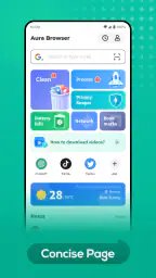 Aura Browser screenshot