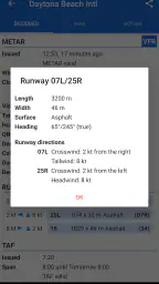 Avia Weather - METAR & TAF screenshot