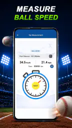 Baseball Pitch Speed Radar Gun screenshot