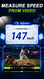 Baseball Pitch Speed Radar Gun screenshot