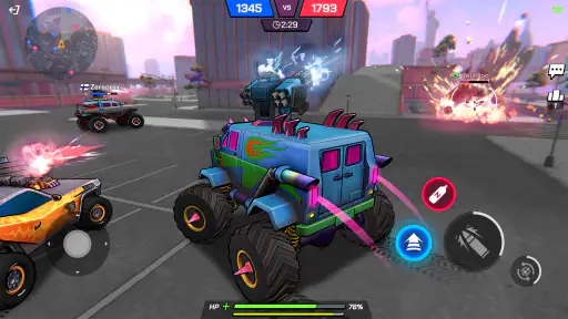 Battle Cars: 車のバトルアリーナ screenshot
