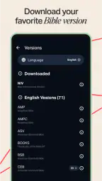 Holy Bible Offline NIV KJV App screenshot