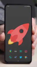 Black Pie - Icon Pack screenshot