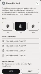 Bose QC Earbuds screenshot