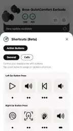 Bose QC Earbuds screenshot