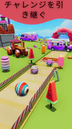 Candy Ball Run - Rolling Games screenshot