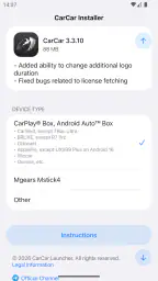 CarCar Installer screenshot