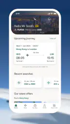 Cathay Pacific screenshot