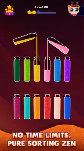 Color Water Sort 試験管・色水色合わせゲーム screenshot