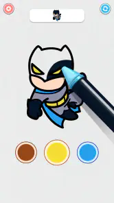 Coloring Paint: ASMR Superhero screenshot