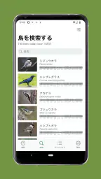 Cornell LabによるMerlin Bird ID screenshot