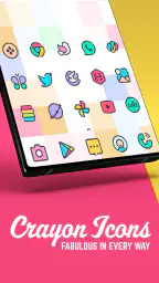 Crayon Icon Pack screenshot