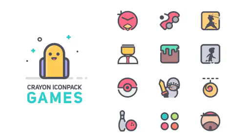 Crayon Icon Pack screenshot
