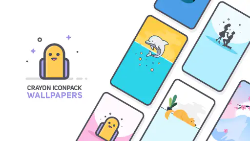 Crayon Icon Pack screenshot