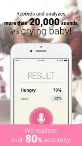 Cry Analyzer - 赤ちゃんの泣き声を解析 screenshot