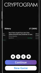 Cryptogram - Word Puzzle Game screenshot