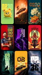 DepthX - Live Clock Wallpapers screenshot
