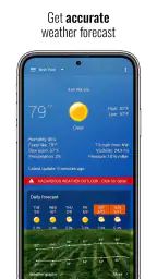 Digital Clock & World Weather screenshot