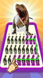 Dino Merge Master: 動物の戦い screenshot
