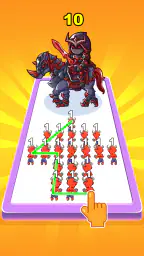 Dino Merge Master: 動物の戦い screenshot