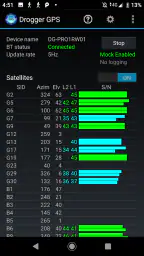 Drogger GPS screenshot
