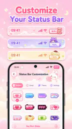 Emoji Battery & Shimeji Pets screenshot