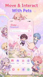 Emoji Battery & Shimeji Pets screenshot