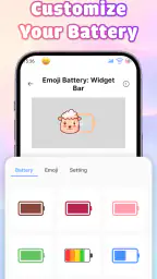 Emoji Battery: Widget Bar screenshot