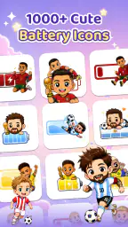 Emoji Battery Widget & Icons screenshot