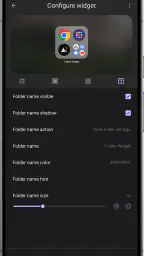 Folder Widget - Large Folders screenshot