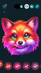 Glitty: color by sprinkling screenshot