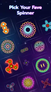 Glow Art: Finger Spinner screenshot