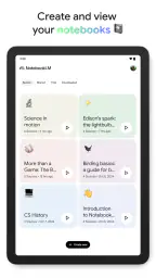 Google NotebookLM screenshot