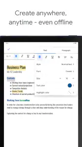 Google ドキュメント screenshot
