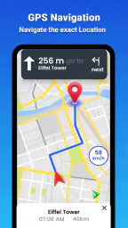 GPSマップによる運転ルート案内 screenshot