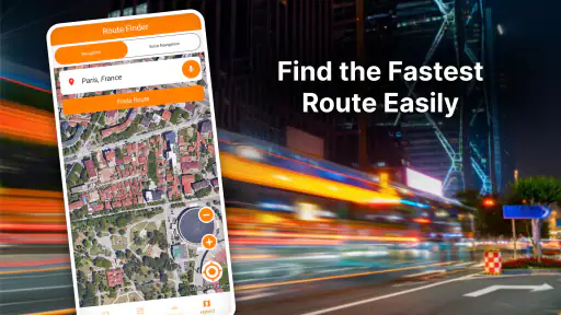GPS Route Finder & Road Maps screenshot