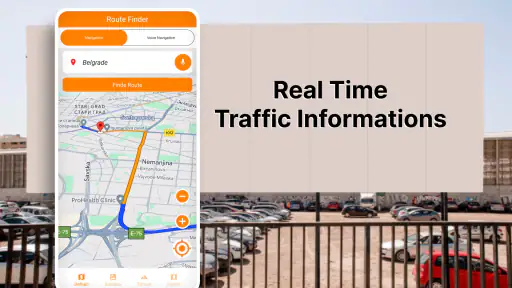 GPS Route Finder & Road Maps screenshot