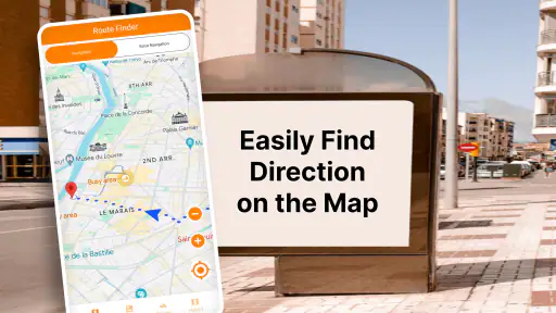 GPS Route Finder & Road Maps screenshot