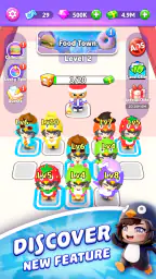 Gugu Gaga Penguin: Merge & Run screenshot
