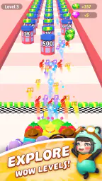 Gugu Gaga Penguin: Merge & Run screenshot
