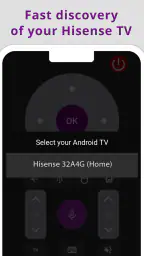 Hisense TV リモコン screenshot