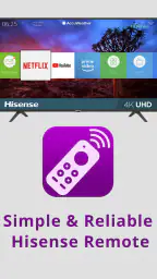 Hisense TV リモコン screenshot